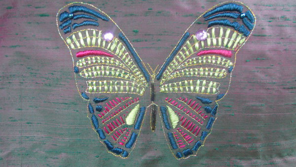 Papillon taffeta - brodalie.fr
